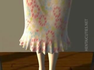 Charming 3d anime strumpet sürmek putz