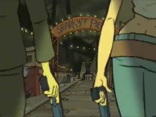 Mondo filmas: jāšana shotgun multene