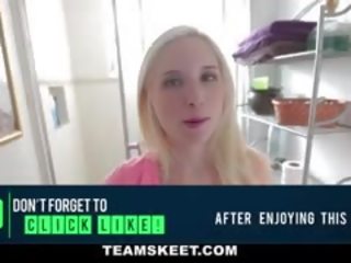 Cute Blonde provocative damsel With Teeth Braces Piper Perri