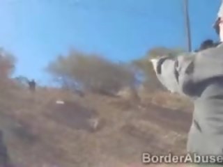 Excellent Latin Booty Caught In The Border By oversexed Officer
