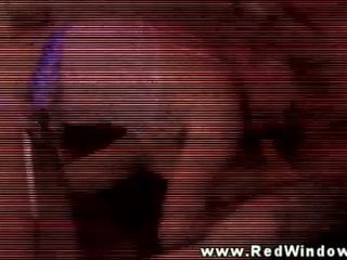 Real euro whore pounded in her lingerie and can't get enough