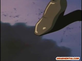 Hentai sweetheart kejiret and brutally dilatih by tentacles bilingüe