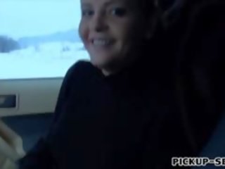 Massive Tits Eurobabe Alexa Paid For X rated movie At The Back Seat