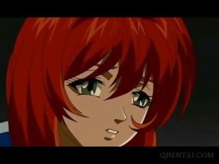 エロアニメ ボンデージ、支配、サディズム、マゾヒズム ととも​​に 吐き気 roping と 素晴らしい ワックス