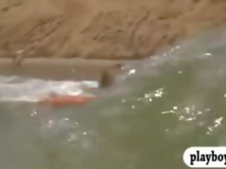 First-rate гадняр мадами boarding в на води и сняг докато гол