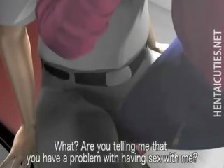 Sedusive anime ulice dívka dává ústní pohlaví film
