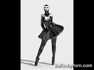 3d 꼬인 아가씨 에 유액!