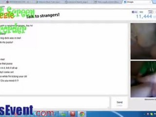 Joven mujer masturbándose en omegle adulto película charlar