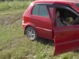 Pleasant Teengirl fucks outdoor