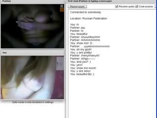 Chatroulette #88 oversexed signorina avvicinamento masturba