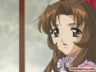 Ýapon hentaý young woman tutulan and brutally gangbanged by bandi