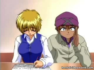 Stud dreaming about diddling manga mistress at college