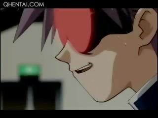 Hentai Busty x rated film Prisoner Wrapped And Fucked By Large