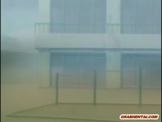 속박 헨타이 와 전파 고양이 도착 물 cannon