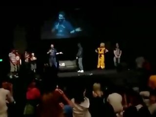 Various Amateur Cfnm adolescent Pisses On Stage