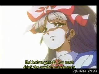 Turned on adorable Hentai Princess Masturbating Twat Cums Hard