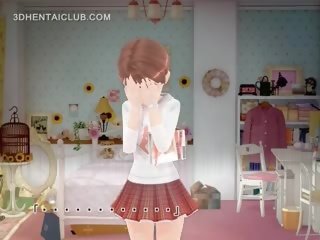 Innocente anime dolcezza mostra biancheria intima upskirt