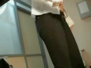 Swell brunette teen changing on hidden cam