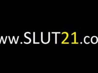 Ultra small susu brunette undressing