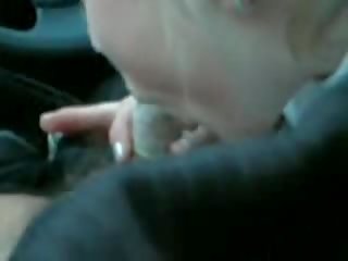 Sweet Blonde Teen Gives Car Blowjob Over Condom movie