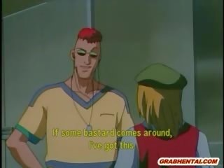 Hentai brutally bertiga fucked dalam yang tandas