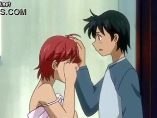 Gyzyl saçly anime jatty freting phallus
