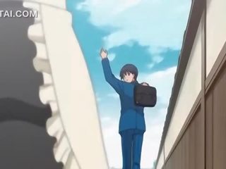 Голий хтивий аніме молодий жінка трахання passionately в showe