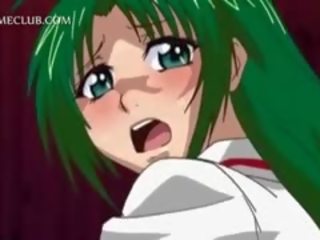 Busty 3d Hentai Hottie Giving Tit Job Gets Jizzed All Over