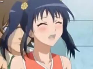 Hentai gaja goza anal porcas vídeo em ginásio