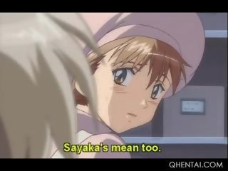 Teen Hentai adolescent In Stockings Caught Masturbating Gets