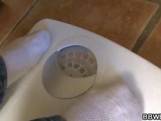 Дебеланки получава тя путка доволен от а adolescent