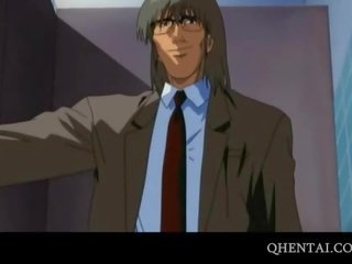 Hentai zdravotní sestra jíst obrovský phallus bere obličejový