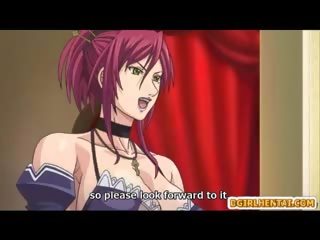 Bigboobs anime maids seks simultan nga të saj shefi