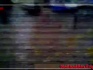 Euro whore Sucks manhood