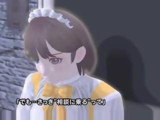 Famiresu ne oneesan na ruji ura de 3d
