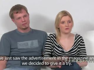 Blondinka female agent interviews iki adam