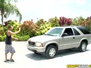 Booty chocolate escort Keita Eden fucking a white