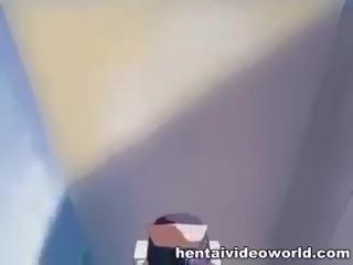 Ràng buộc gà con được fucked lược cho đến khi các poo