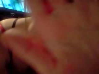 澳大利亞的 美女 吃 他的 黑色 加載 vid