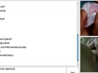 Omegle hospodyňka chce a obrovský kohout