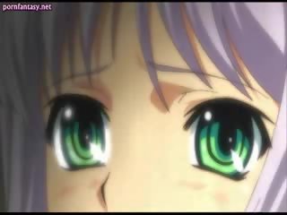 Anime princess getting facial