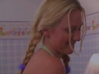 Perky blonde fucks the pervert