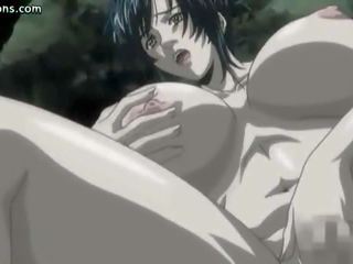 Hentai stunner with big round boobs