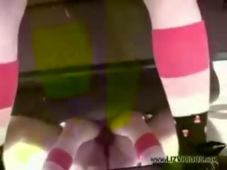Willowy Gothic Teen cookie Has A Hardcore Pussy Ramming