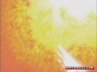 Busty Hentai Gangbanged In The Classroom