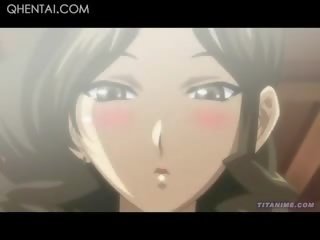 Voluptuous hentai waitress licking and ngisep her clients pecker