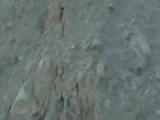 Tempting Couple Fucking by the Beach