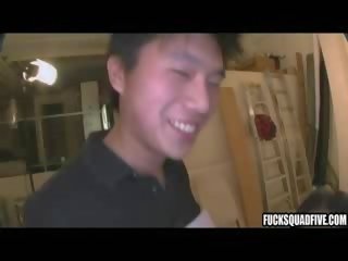 Aasian stripling wins contest gets member sucked