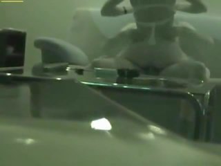 Fucking his blonde mademoiselle on the sofa vid