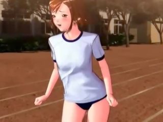 Delikat hentai vogëlushe merr fucked nga të saj bashkëarsimim